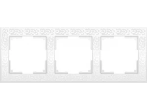 Рамка на 3 поста /WL05-Frame-03 (белый)