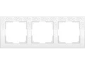 Рамка на 3 поста /WL05-Frame-03 (белый)