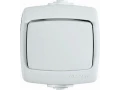 РОНДО IP44 О/У 1-клавишный ПЕРЕКЛЮЧАТЕЛЬ 10А, 250В, БЕЛЫЙ. Россия