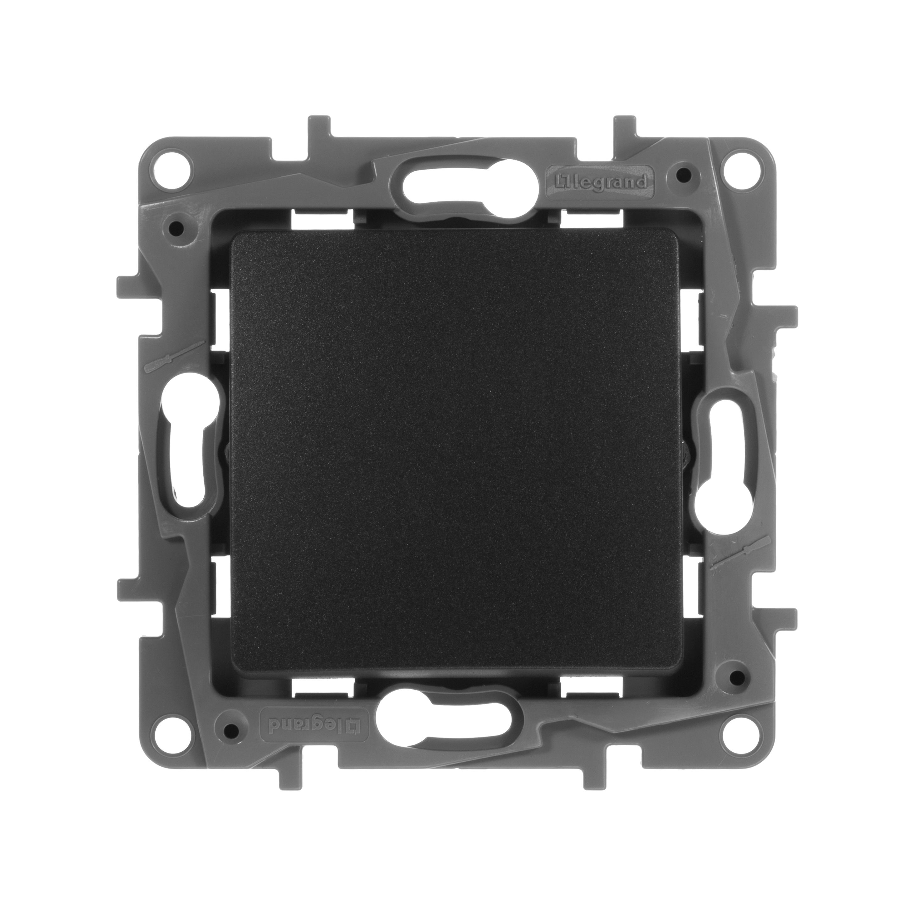 Переключатель 1-клавишный антрацит ETIKA /672605/