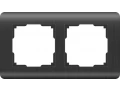 Рамка на 2 поста /WL12-Frame-02 (графит)