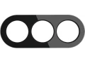 Рамка на 3 поста /WL21-Frame-03 (черный)