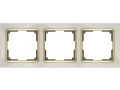 Рамка на 3 поста /WL03-Frame-03-ivory-GD (слоновая кость/золото)