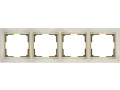 Рамка на 4 поста /WL03-Frame-04-ivory-GD (слоновая кость/золото)