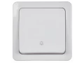 Выключатель ВСк20-1-0-ГПБ 1кл  кноп. о/у  IP54 (цвет клавиш: белый) ГЕРМЕС PLUS ИЭК