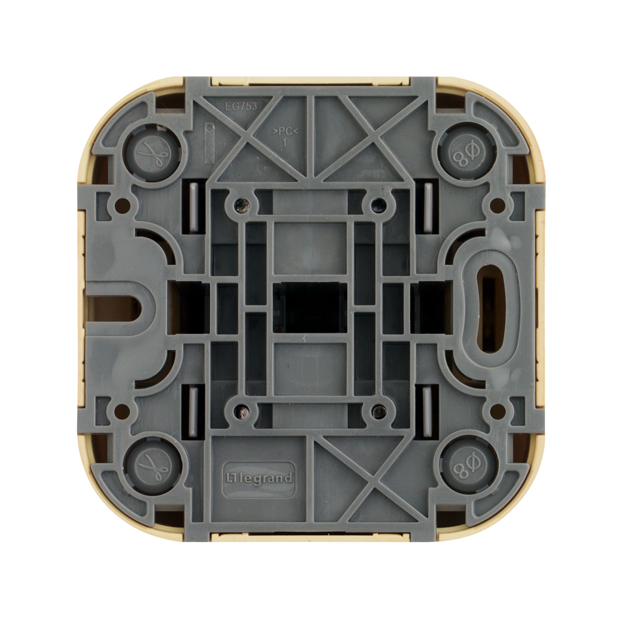 Выключатель 2-клавишный дерево 10А QUTEO /782262/