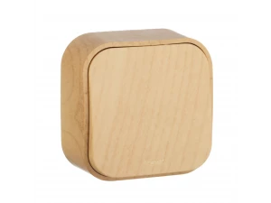 Переключатель 10А 1кл (Дерв) QUTEO /782264/