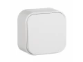 Переключатель 1-клавишный 10А белый QUTEO /782204/