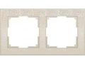 Рамка на 2 поста /WL05-Frame-02-ivory (слоновая кость)