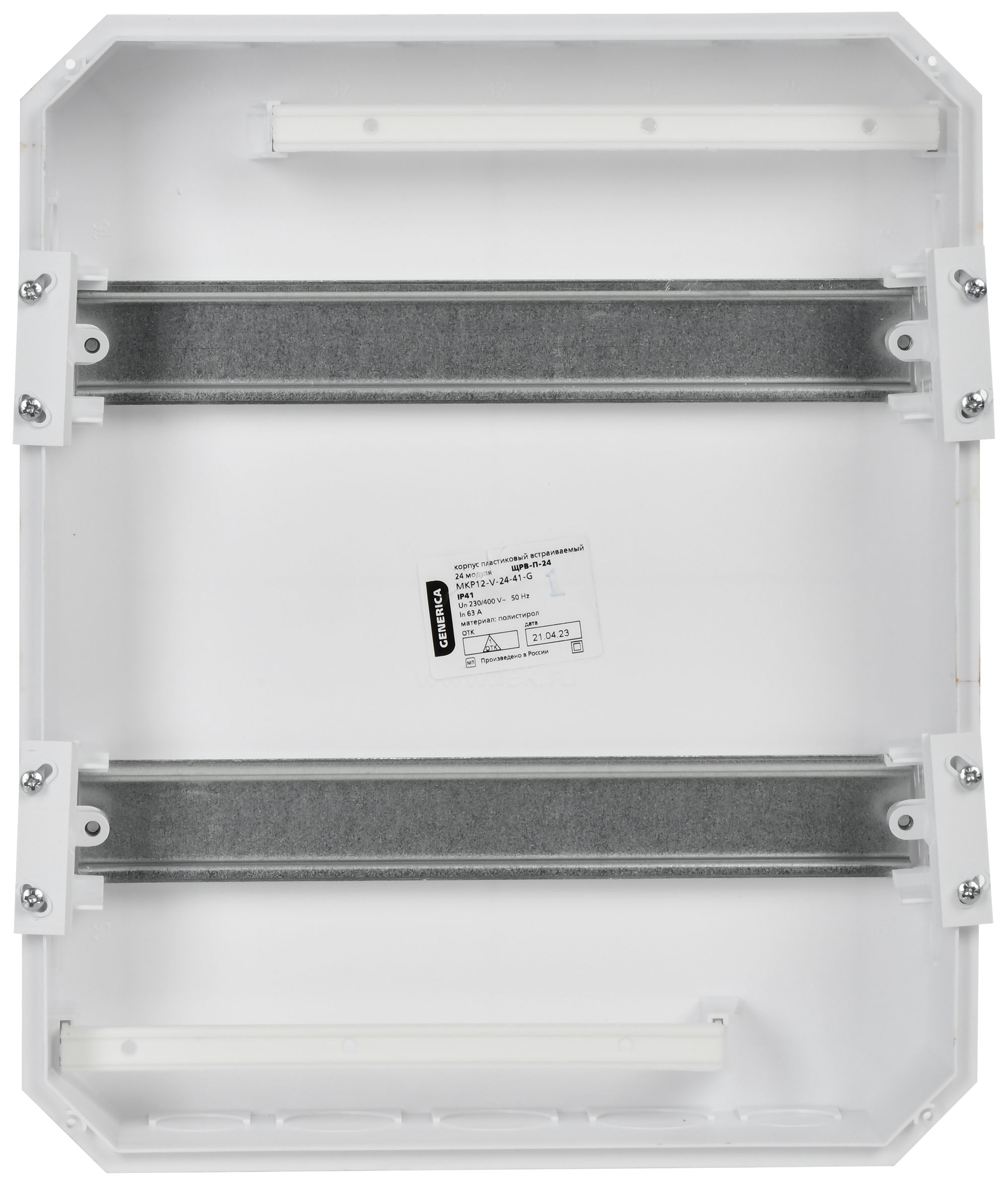 Бокс ЩРВ-П-24 модуля встраиваемый пластик IP41 GENERICA ИЭК