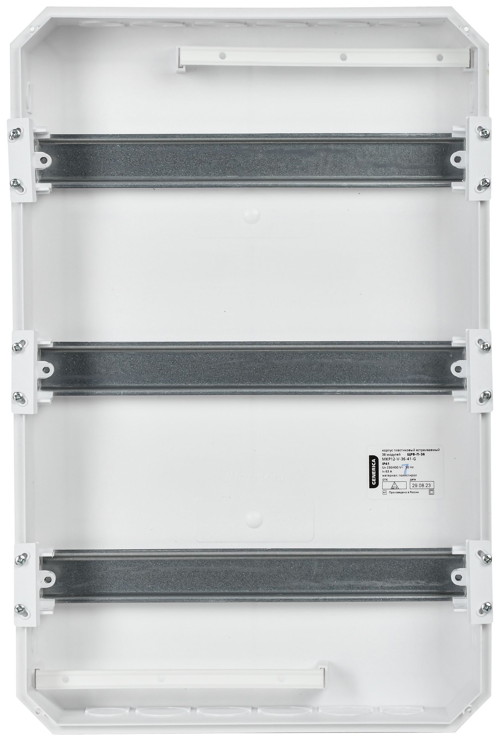 Бокс ЩРВ-П-36 модулей встраиваемый пластик IP41 GENERICA ИЭК
