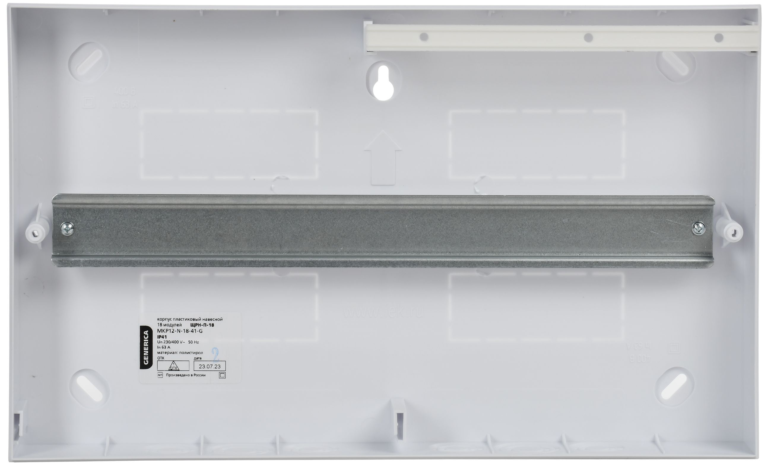 Бокс ЩРН-П-18 модулей навесной пластик IP41 GENERICA ИЭК