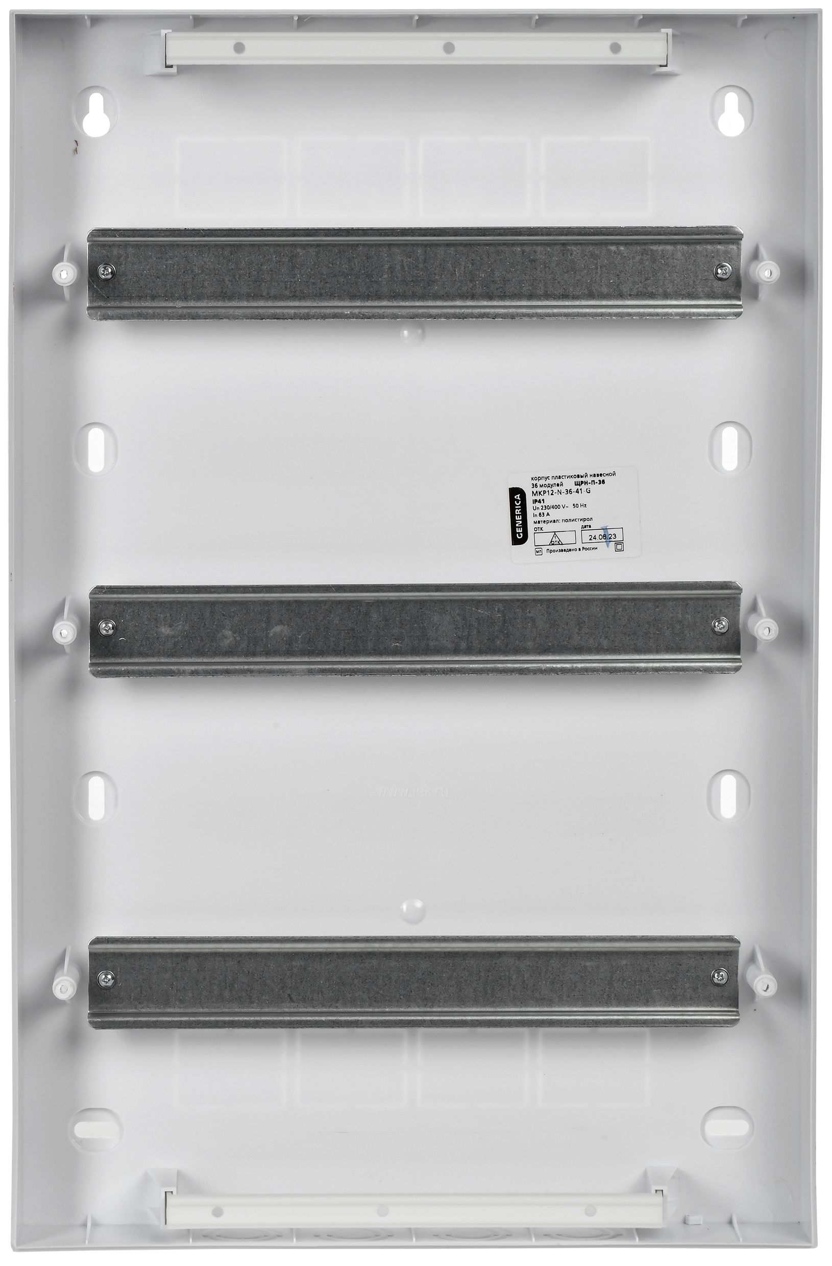Бокс ЩРН-П-36 модулей навесной пластик IP41 GENERICA ИЭК