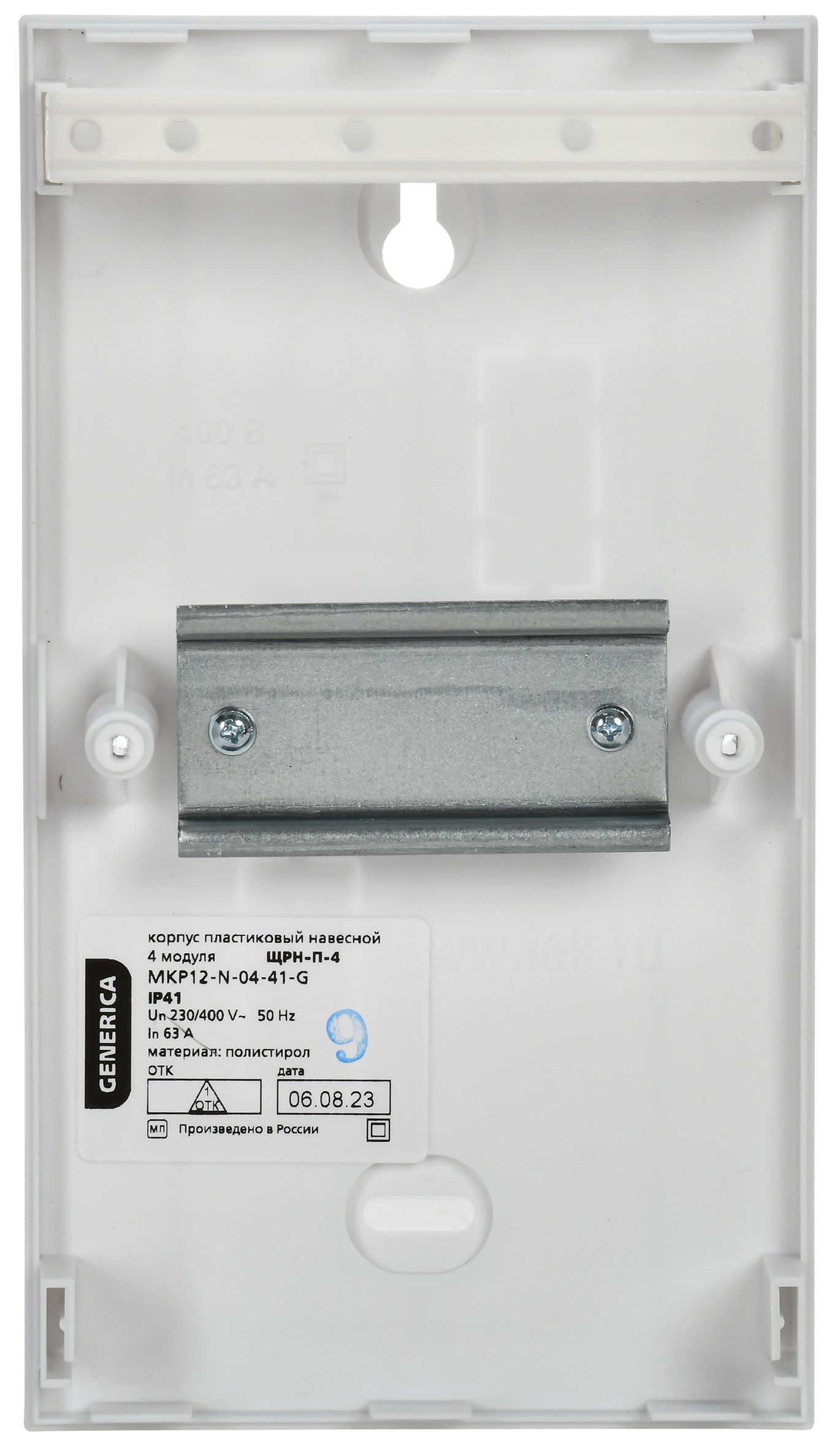 Бокс ЩРН-П-4 модуля навесной пластик IP41 GENERICA ИЭК