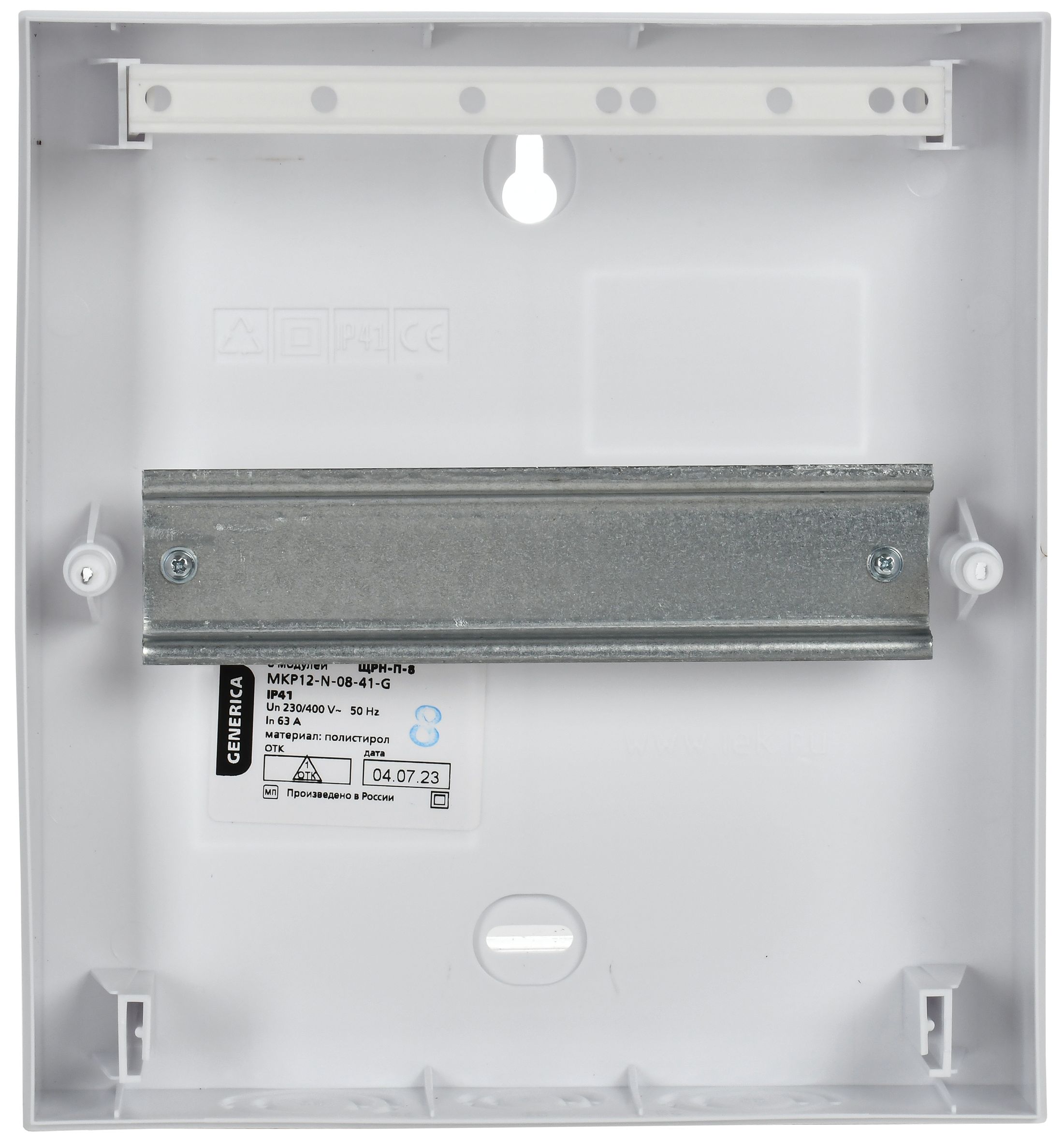 Бокс ЩРН-П-8 модулей навесной пластик IP41 GENERICA ИЭК