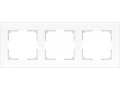 Рамка на 3 поста /WL01-Frame-03 (белый матовый)