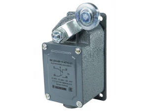 Выключатель концевой ВК-200-БР11-67У2-21, рычаг с роликом, без сальника, ход вправо,самовозврат ступ