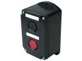 Пост управления ПКЕ 222-2 У2, 10А, 660В, 2 элемента, чёрный и красный цилиндр, накладной, IP54 (ЭТ)