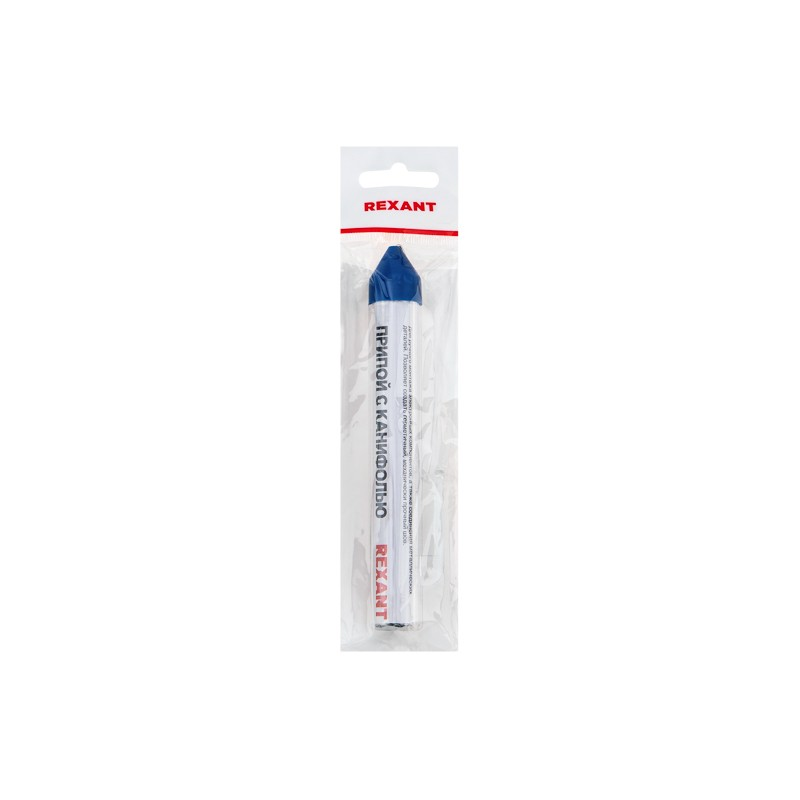 Припой с канифолью REXANT, 20 г, Ø1.0 мм, (олово 60%, свинец 40%), колба-карандаш