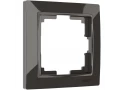 Рамка на 1 пост /W0012007 (серо-коричневый, basic)