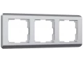 Рамка на 3 поста /W0032106 (серебряный)