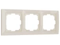Рамка на 3 поста /W0032003 (слоновая кость, basic)