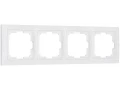 Рамка на 4 поста /W0042001 (белый, basic)