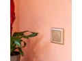 Выключатель 1-клавишный проходной /W1112010 (шампань рифленый)