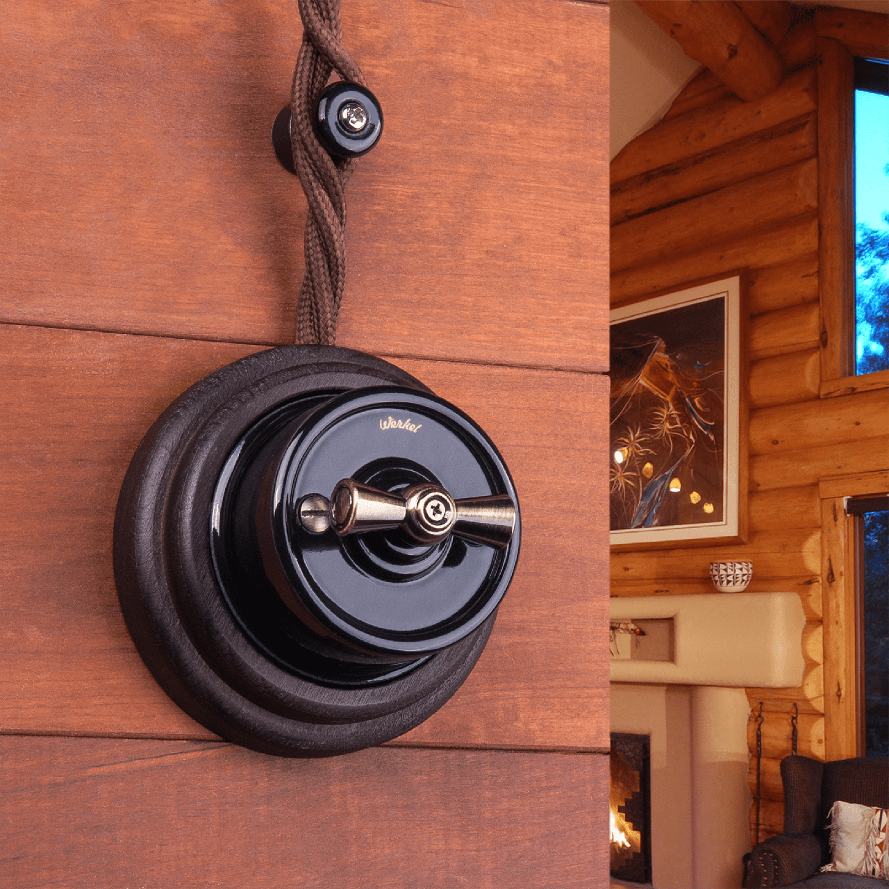 Комплект изоляторов без винта /W6431308 (черный) Ретро