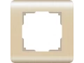 Рамка на 1 пост /WL12-Frame-01 (шампань)