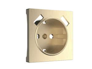 Накладка для USB розетки /W1179510 (шампань рифленый)