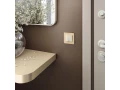 Рамка на 1 пост Elite (айвори, стекло) / W0012443