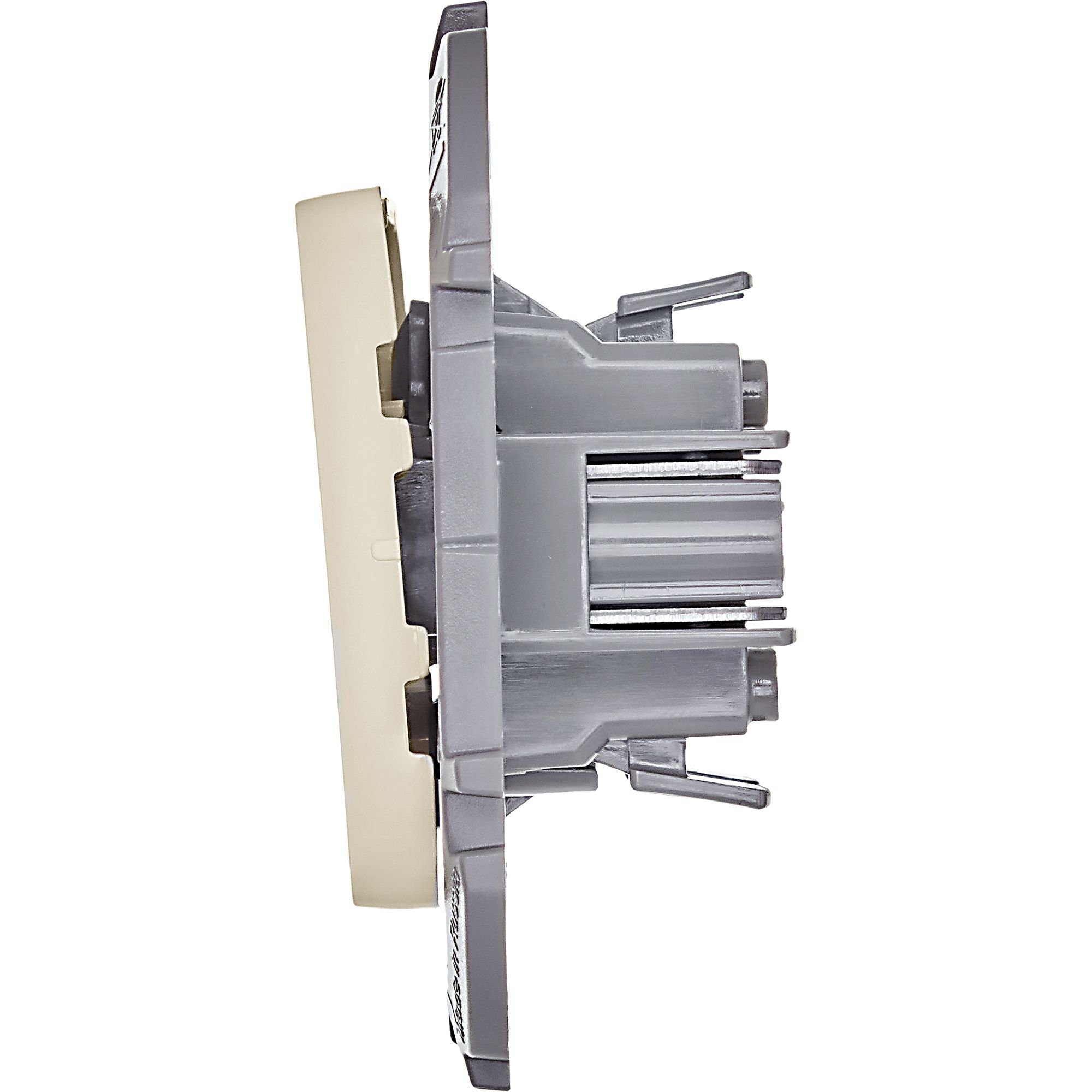 Выключатель 2-клавишный INSPIRIA, слоновая кость /673621/