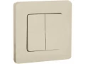 Выключатель 2-клавишный INSPIRIA, слоновая кость /673621/