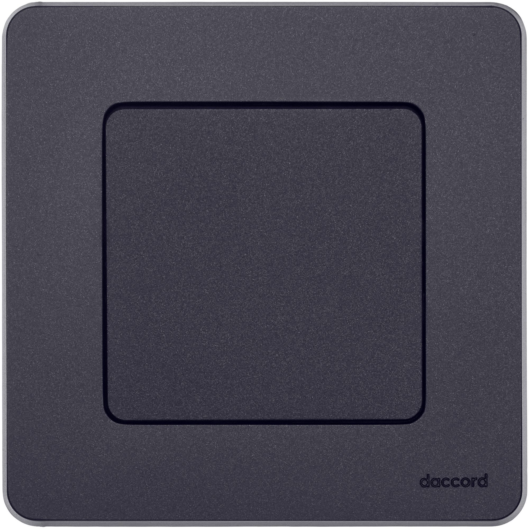 Выключатель 1-клавишный INSPIRIA, антрацит /673603/