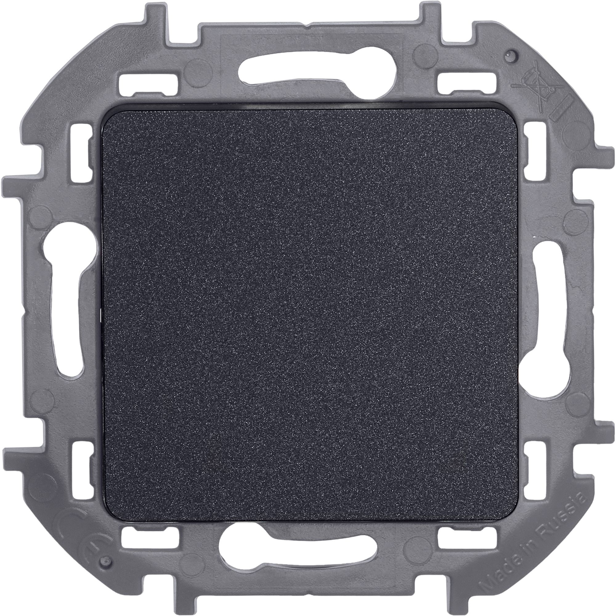 Выключатель 1-клавишный INSPIRIA, антрацит /673603/