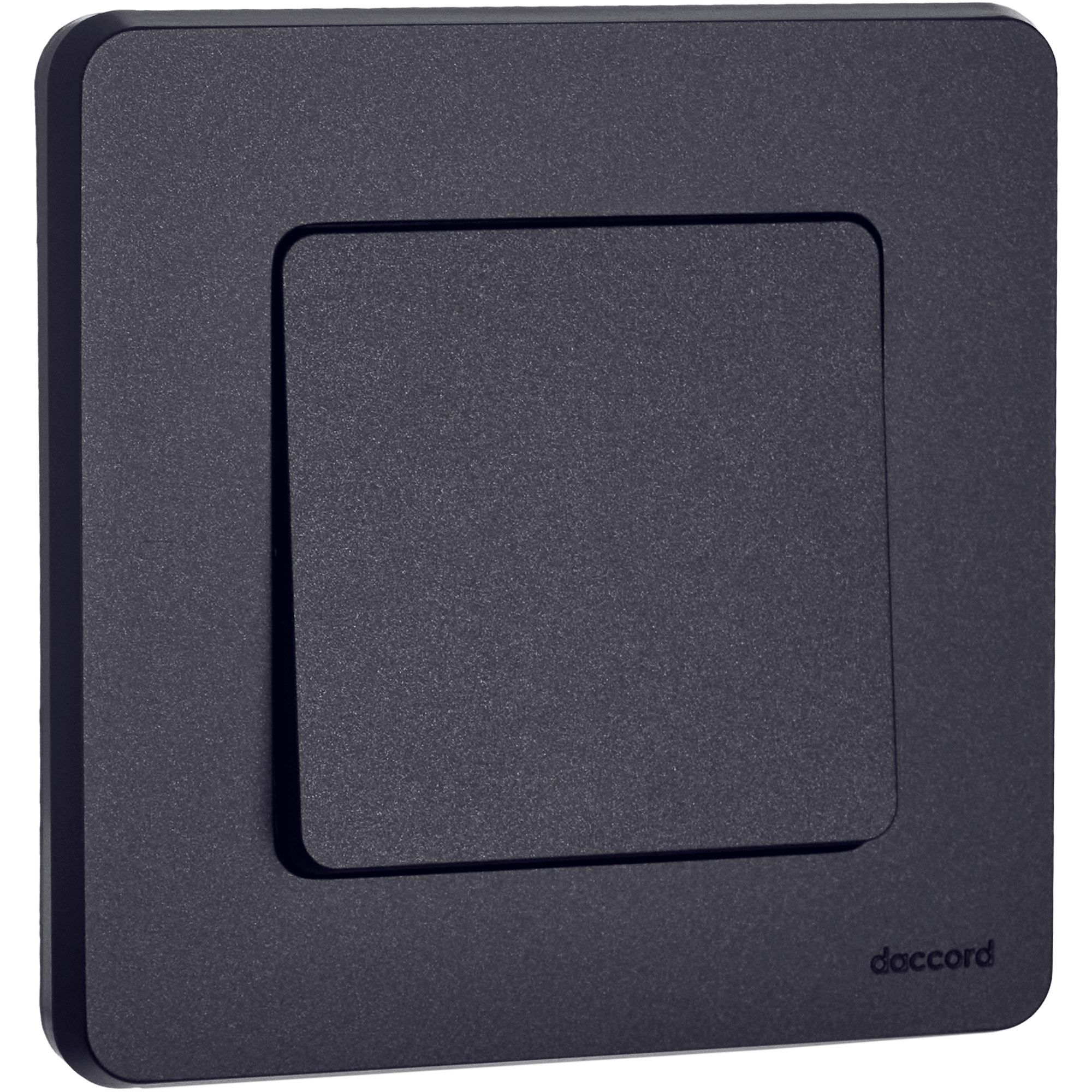 Выключатель 1-клавишный INSPIRIA, антрацит /673603/