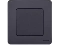 Выключатель 1-клавишный INSPIRIA, антрацит /673603/