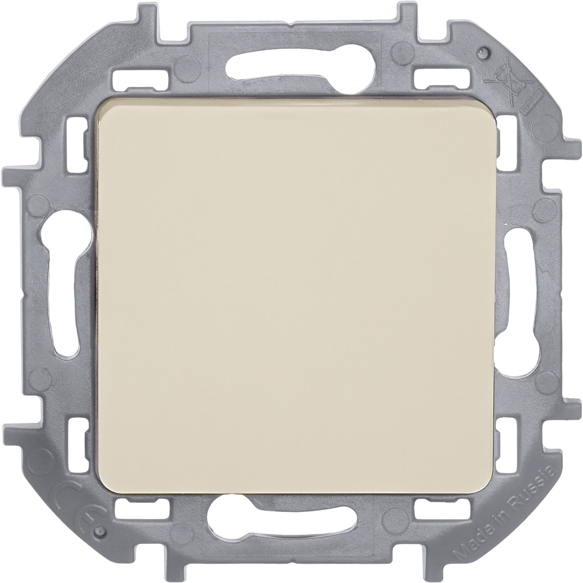 Выключатель 1-клавишный INSPIRIA, слоновая кость /673601/