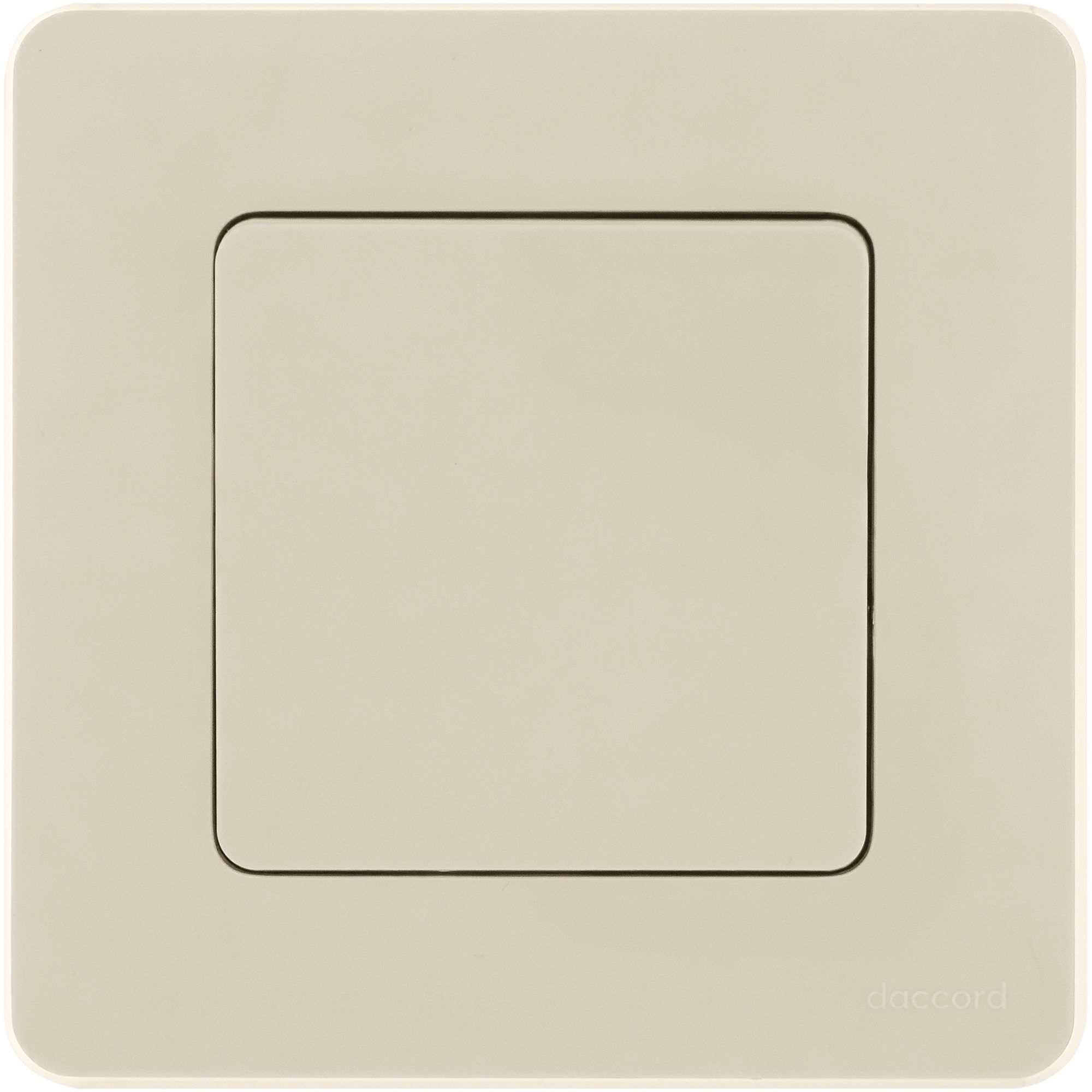 Переключатель 1-клавишный INSPIRIA, слоновая кость /673651/