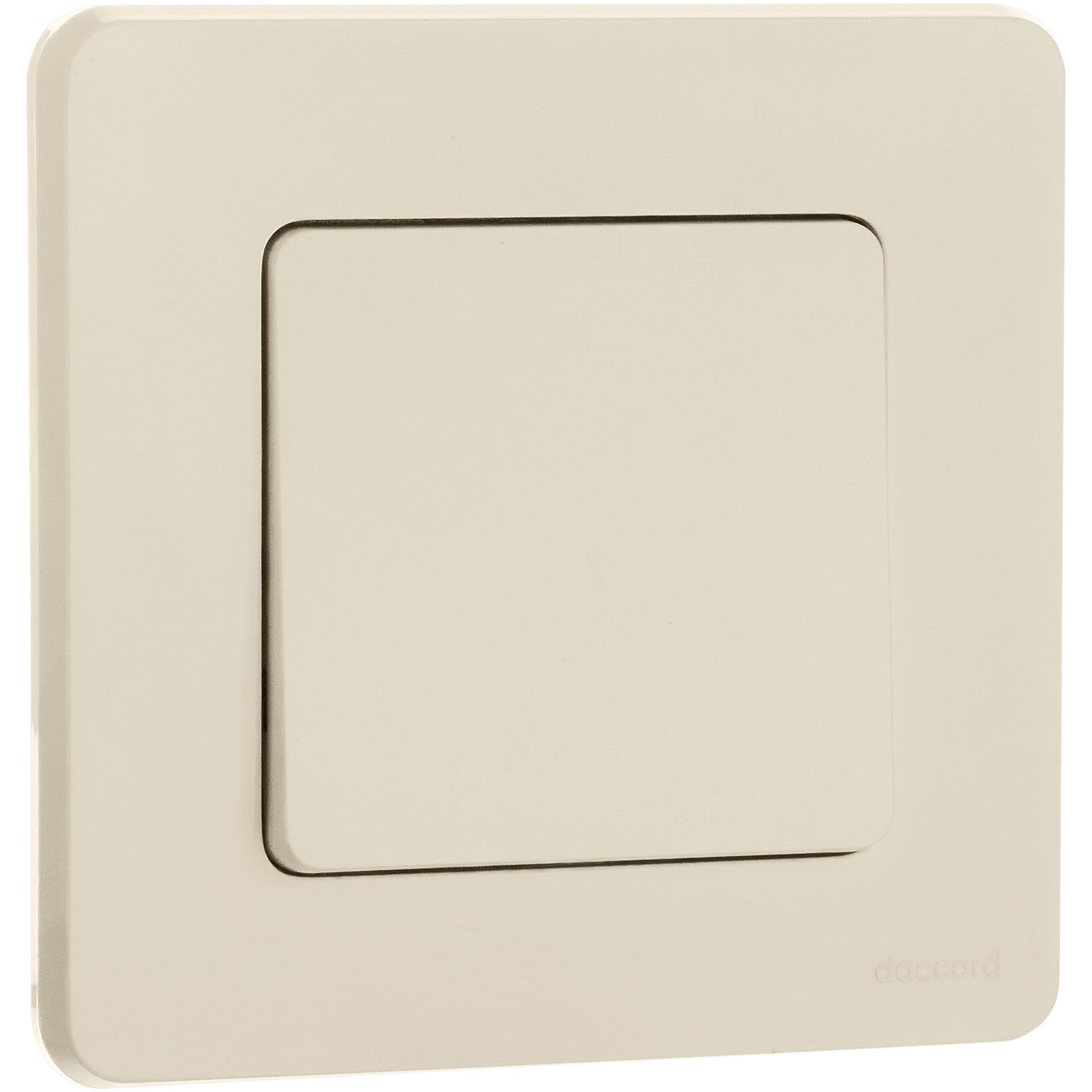 Переключатель 1-клавишный INSPIRIA, слоновая кость /673651/
