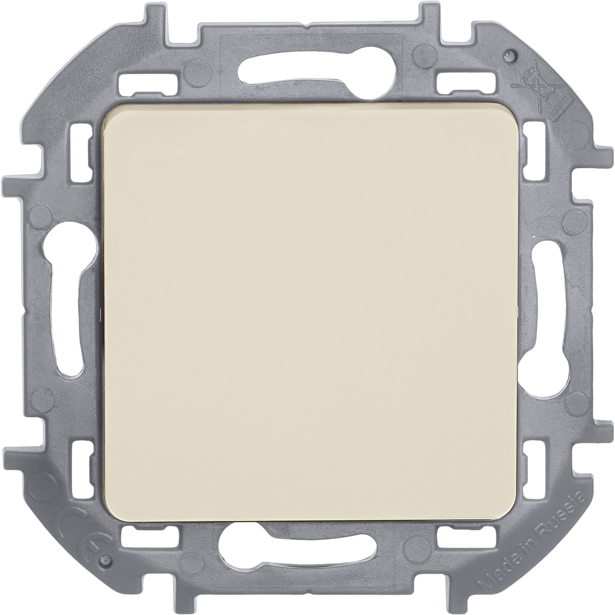 Переключатель 1-клавишный INSPIRIA, слоновая кость /673651/