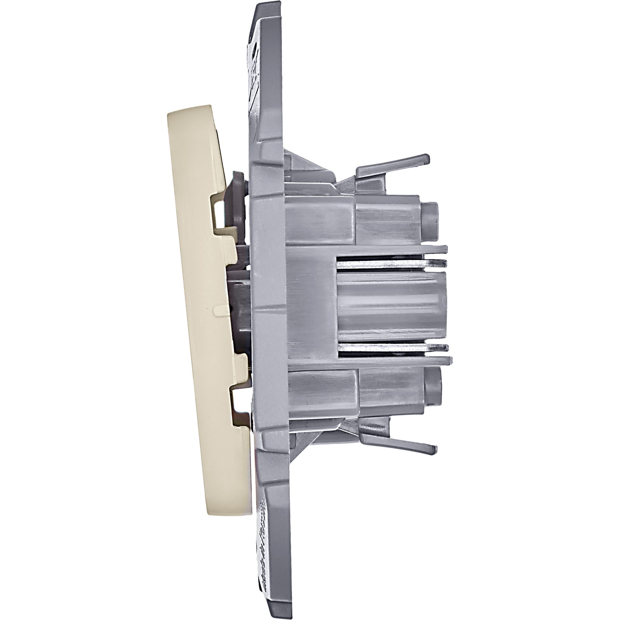 Переключатель 1-клавишный INSPIRIA, слоновая кость /673651/