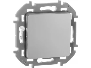 Выключатель одноклавишный INSPIRIA, алюминий /673602/