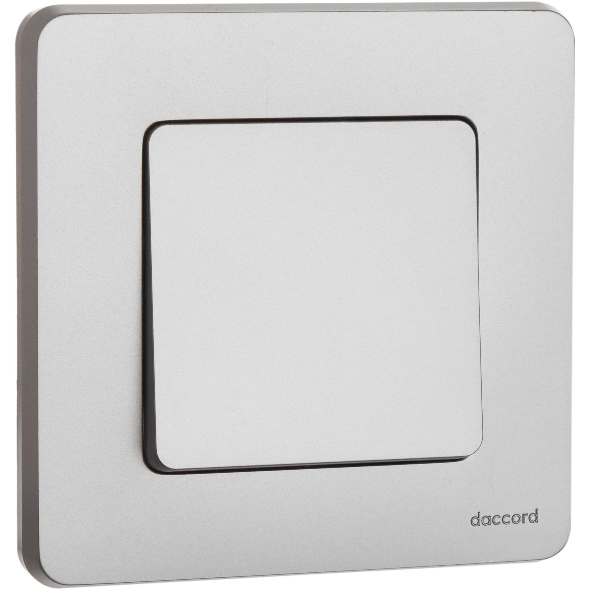 Переключатель 1-клавишный INSPIRIA, алюминий /673652/