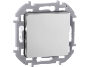 Переключатель одноклавишный INSPIRIA, алюминий /673652/