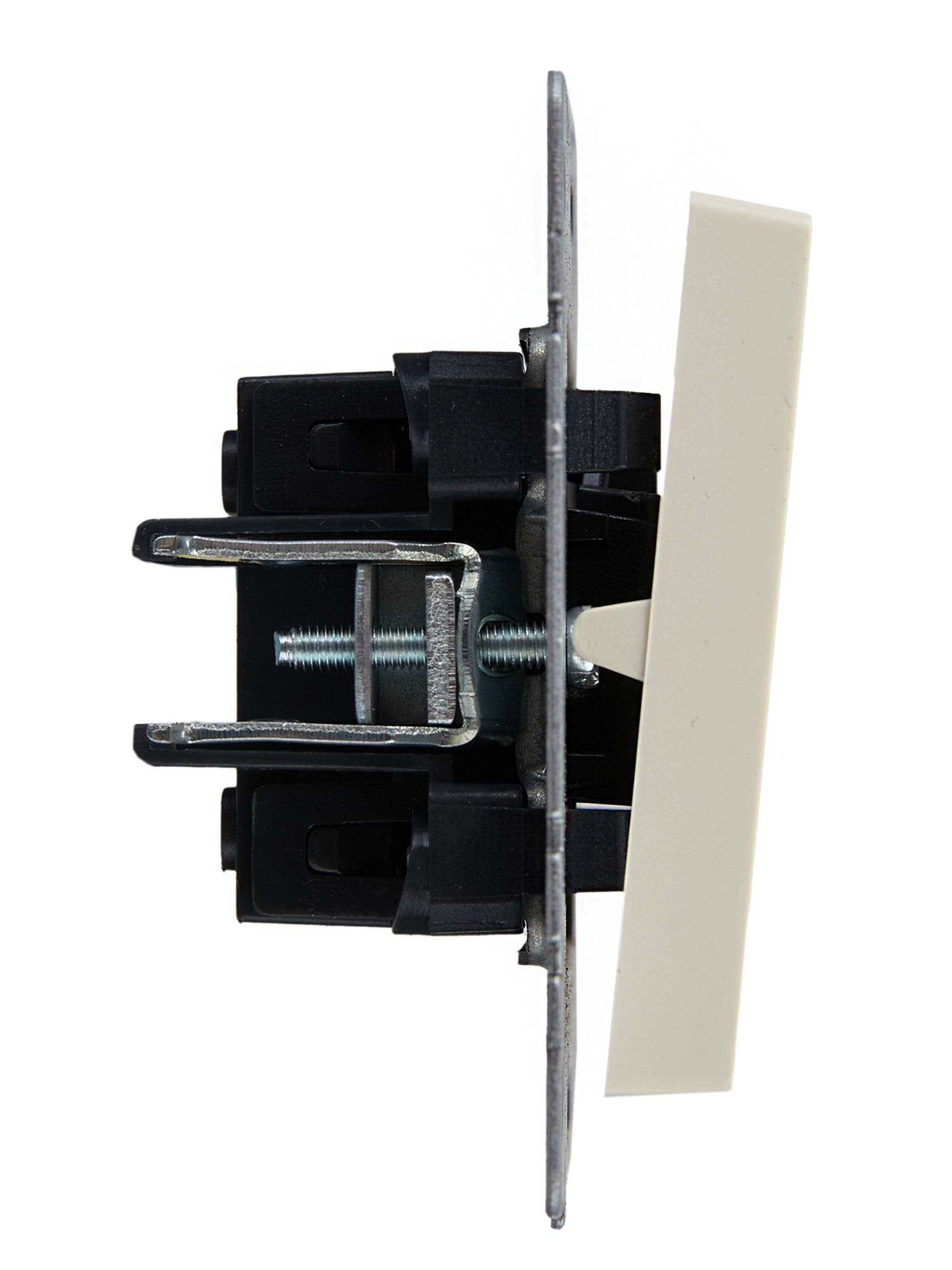 Выключатель 1-клавишный 10А ВС10-1-0-БрКр бежевый BRITE ИЭК