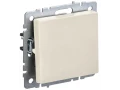 Выключатель 1-клавишный 10А ВС10-1-0-БрКр бежевый BRITE ИЭК