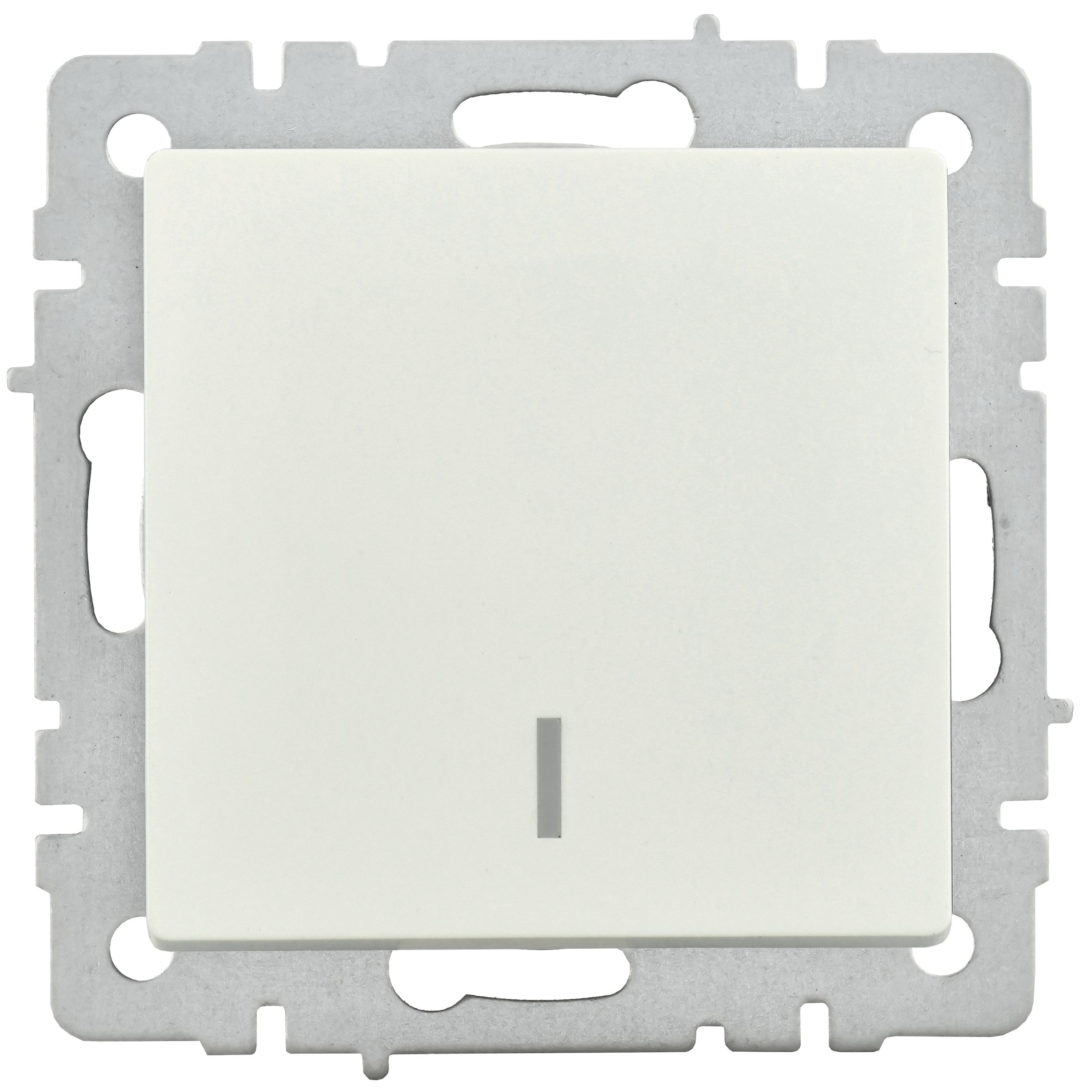 Выключатель 1-клавишный с индикацией 10А ВС10-1-1-БрЖ жемчуг BRITE ИЭК