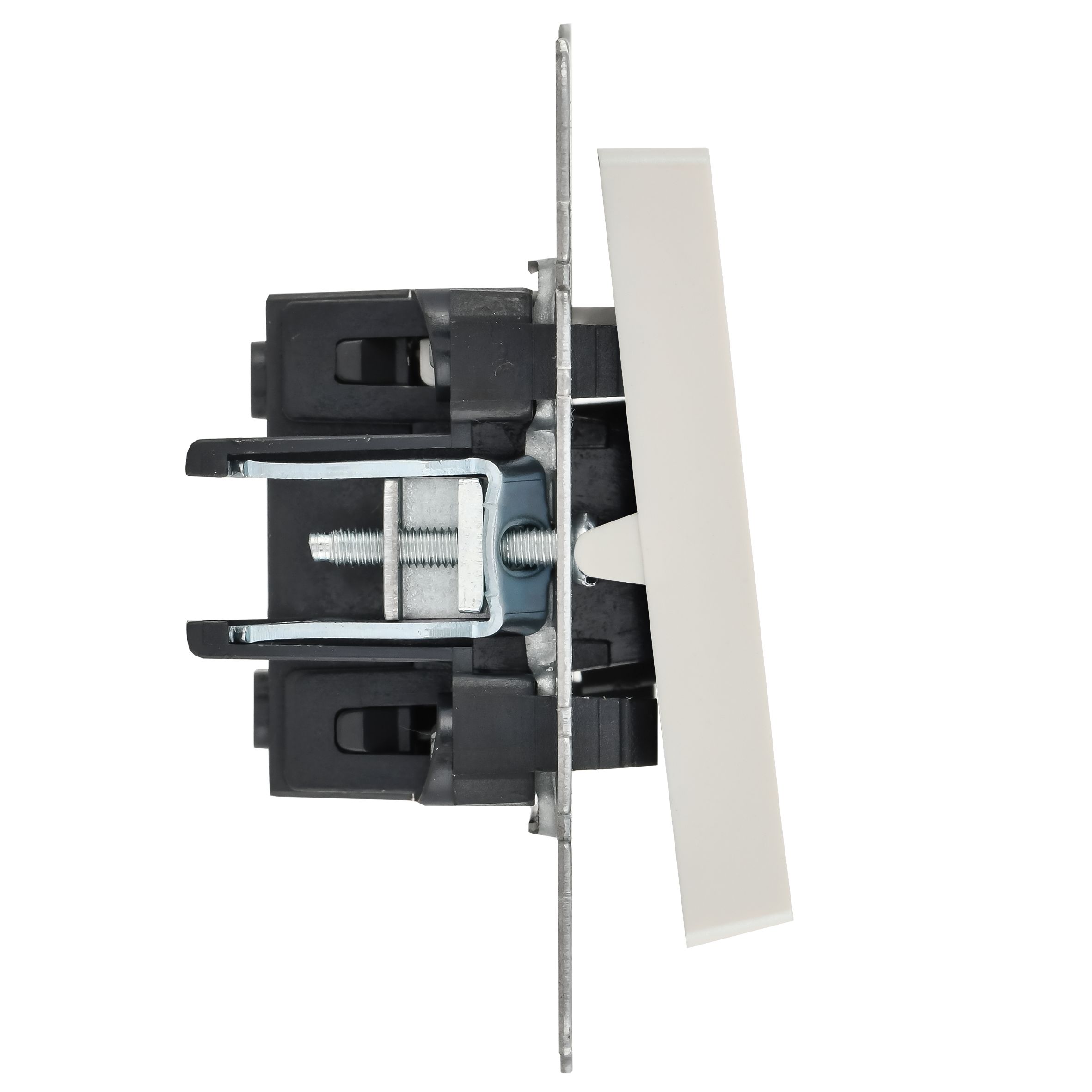 Выключатель 1-клавишный с индикацией 10А ВС10-1-1-БрЖ жемчуг BRITE ИЭК